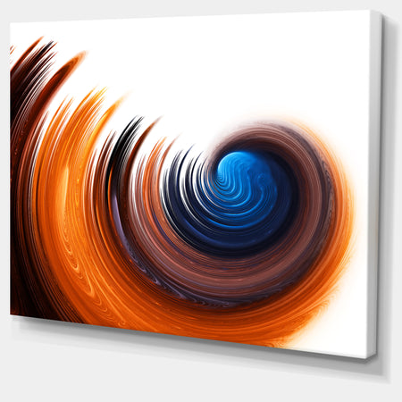 Elegant Spiral Design - Digital Canvas Art Print