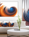 Elegant Spiral Design - Digital Canvas Art Print