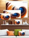 Elegant Spiral Design - Digital Canvas Art Print