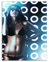 Hot Woman in Sunglasses - Sensual Digital Canvas Art Print