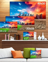 Global Warming - Digital Landscape Canvas Art Print