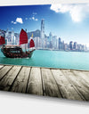 Hong Kong Harbor - Photography Canvas Art Print