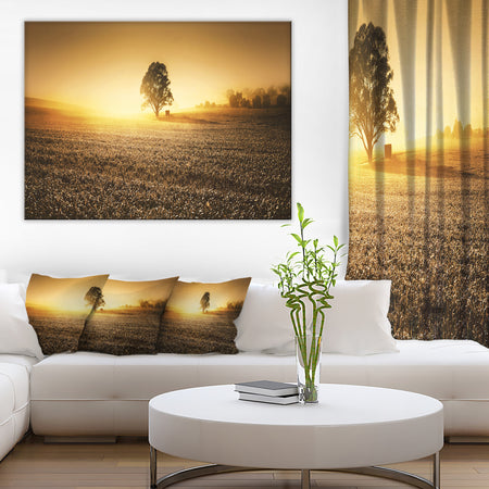 Farmland Panorama - Landscape Photography Canvas Art Print