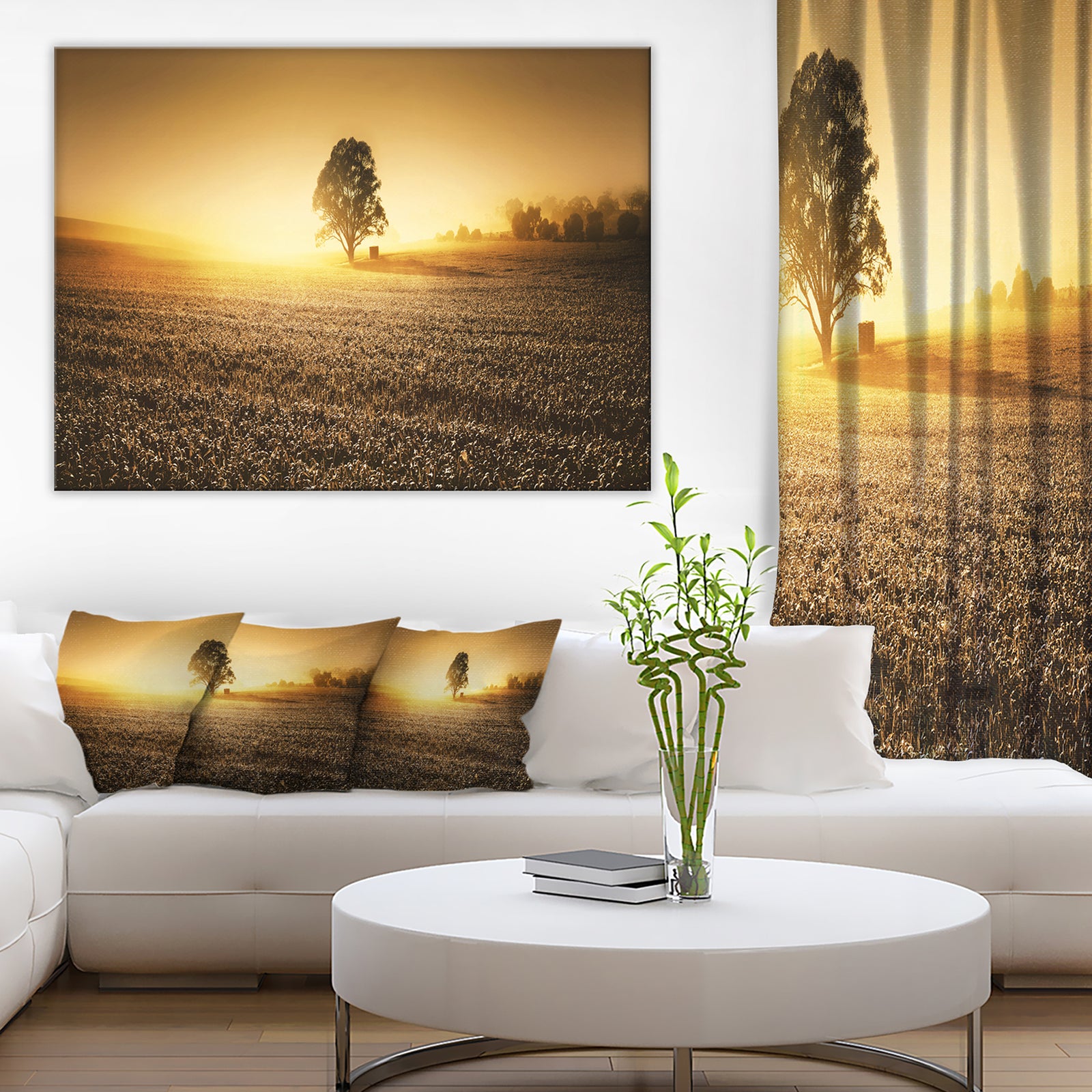 Farmland Panorama - Landscape Photography Canvas Art Print