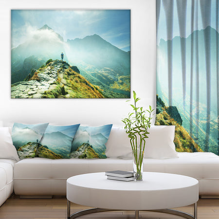 Mountains Landscape Photography Canvas Art Print