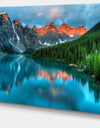 Moraine Lake Sunrise - Landscape Photography Canvas Print