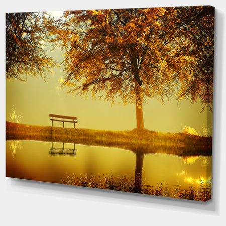 Golden Planet - Landscape Photography Canvas Print