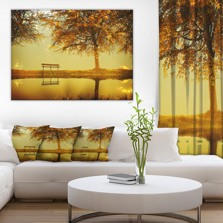 Golden Planet - Landscape Photography Canvas Print