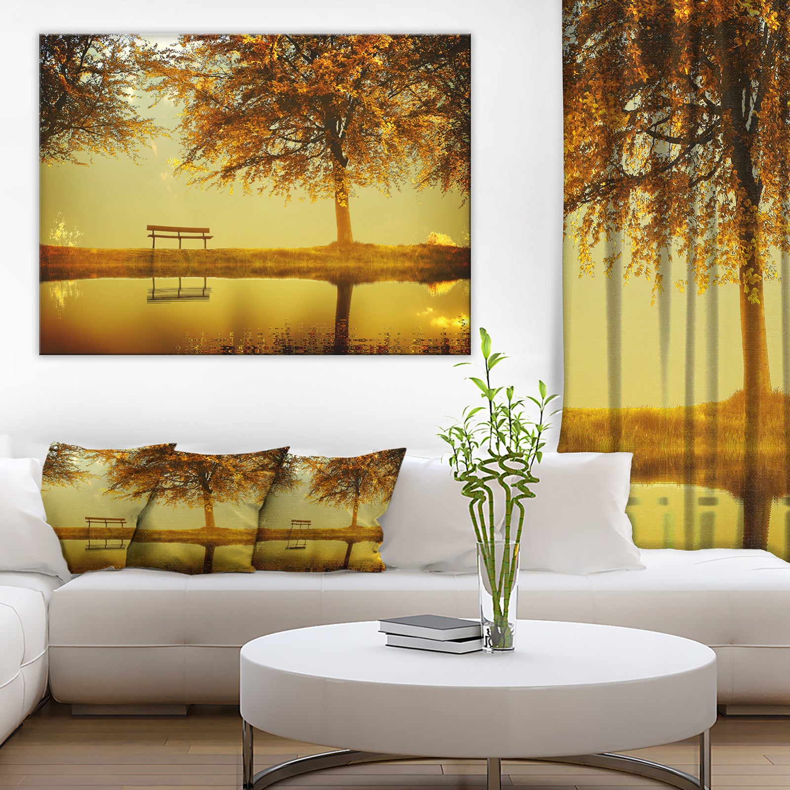 Golden Planet - Landscape Photography Canvas Print