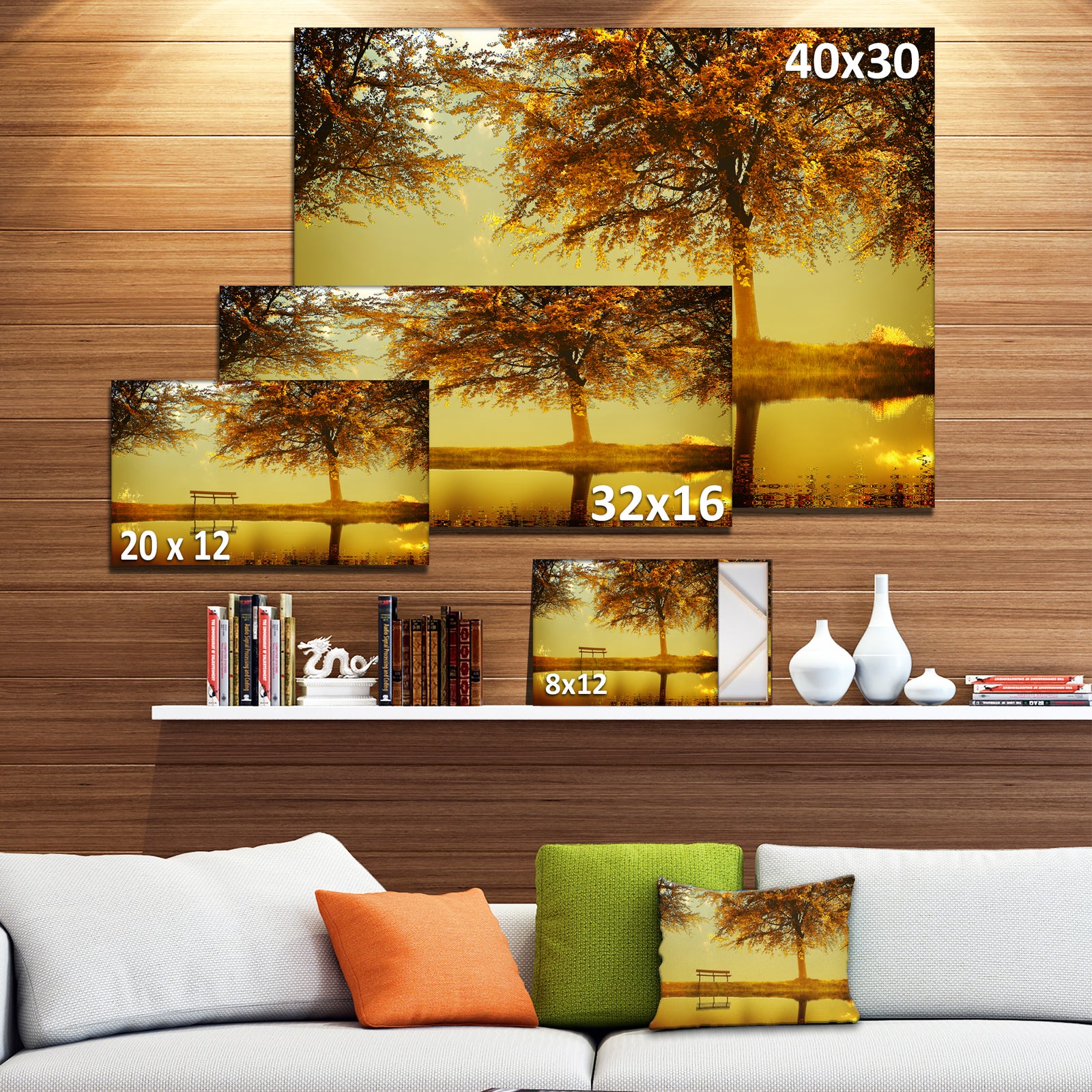 Golden Planet - Landscape Photography Canvas Print