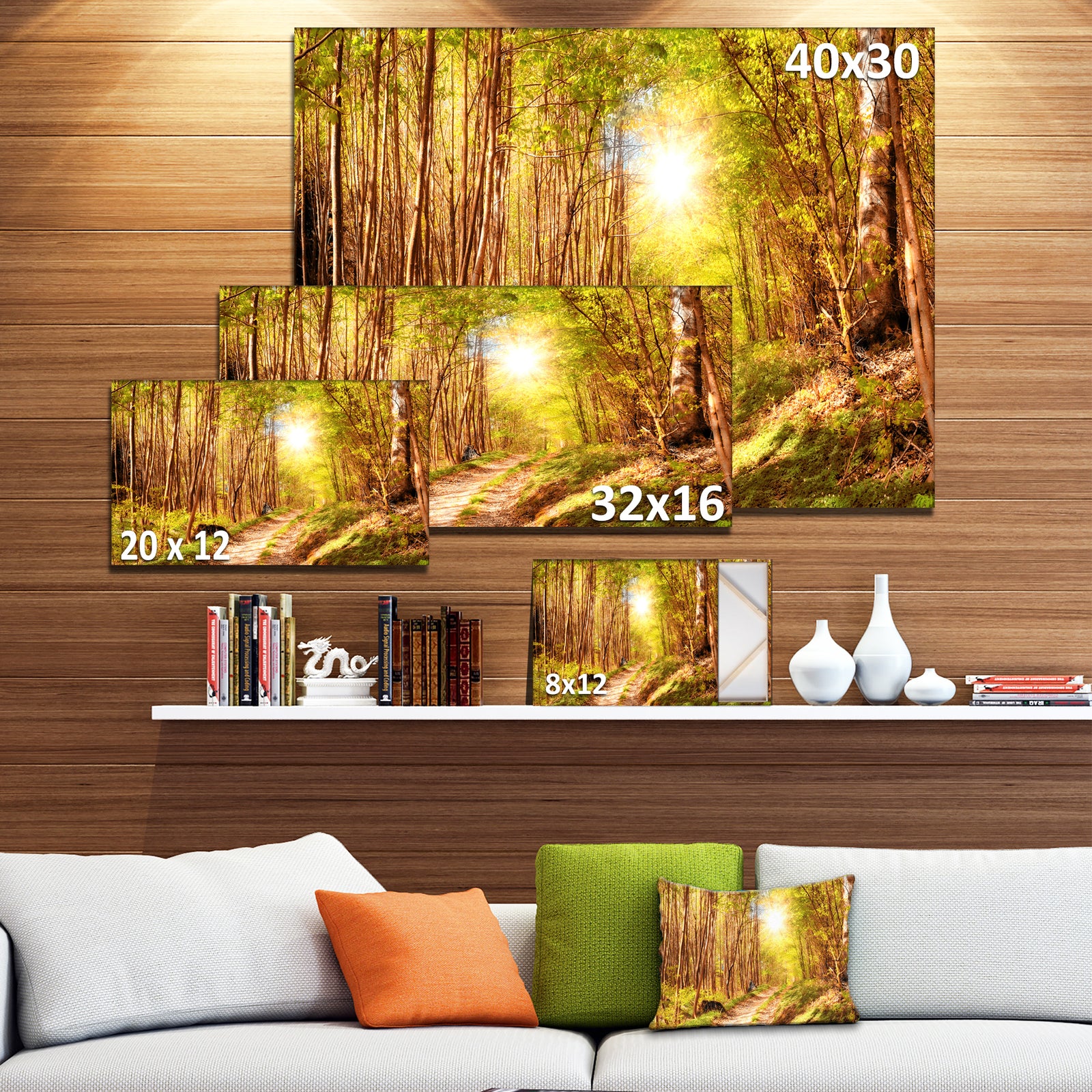 Autumn in Denmark Photo- Landscape Canvas Print