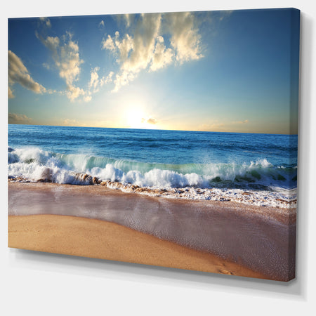 Sea Sunset - Seascape Photography Canvas Art Print