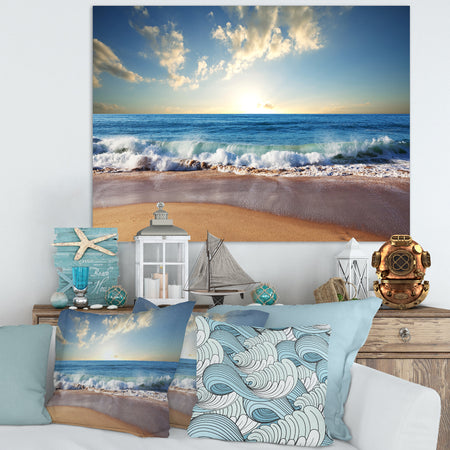Sea Sunset - Seascape Photography Canvas Art Print