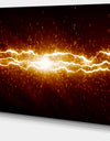 Lightning on Dark Sky - Contemporary Canvas Art Print