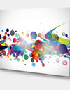 Colorful Circles and Shapes - Abstract Digital Canvas Print