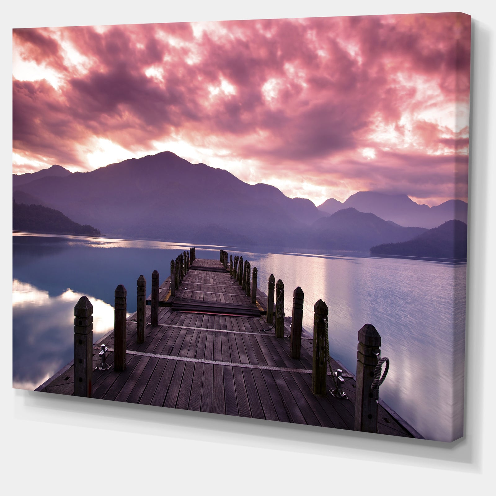 Beautiful Spring Sea at Morning - Photography Canvas Art Print