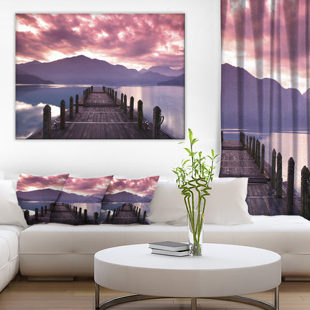 Beautiful Spring Sea at Morning - Photography Canvas Art Print