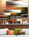 Horizontal Lights - Contemporary Art Canvas Print