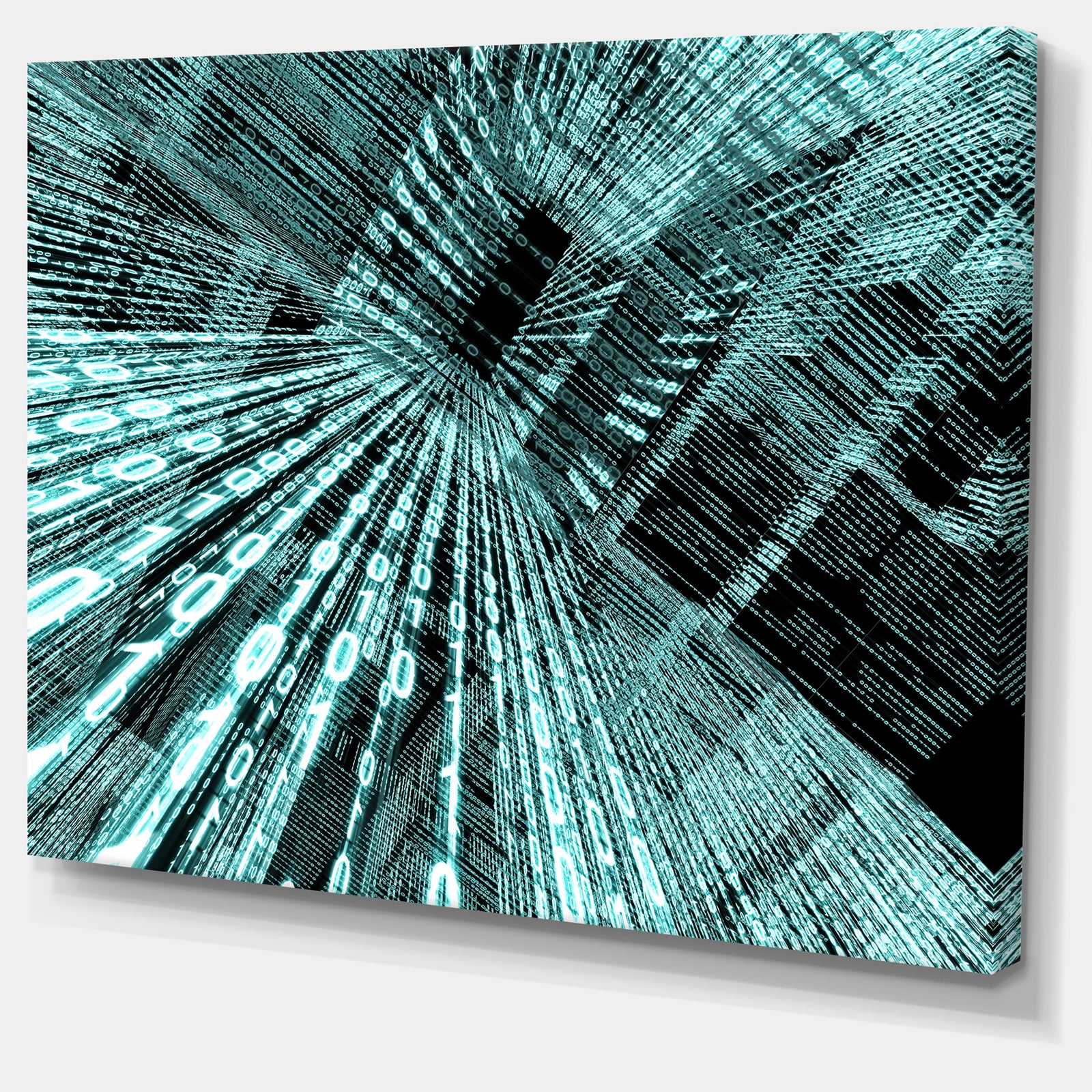 Binary Code - Contemporary Art Canvas Print