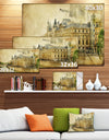 Old Parisian Cards - Digital Canvas Art Print