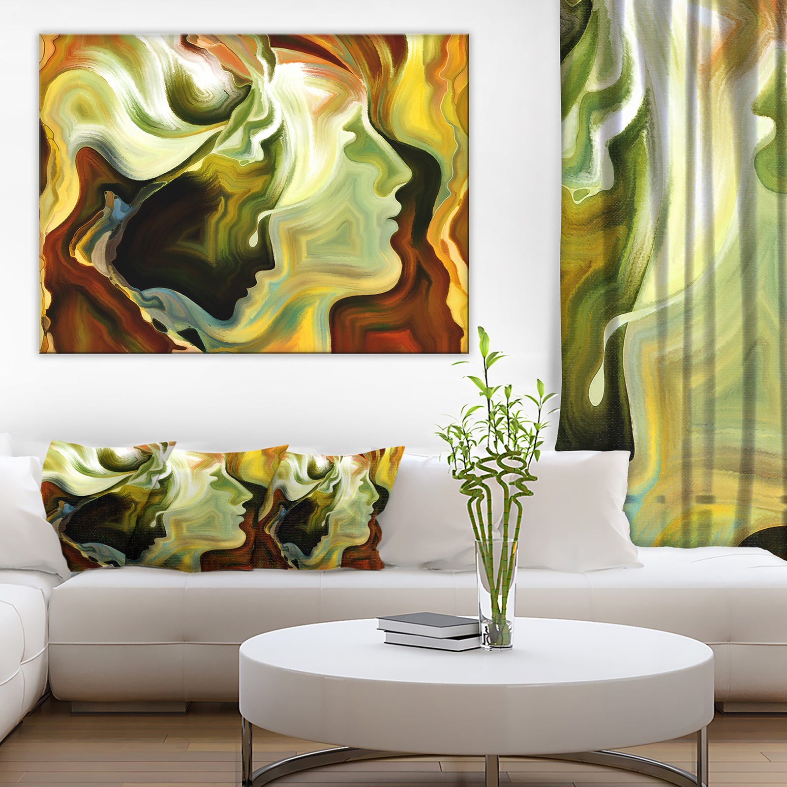 Metaphorical Inner Self - Abstract Canvas Art Print