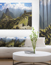 Machu Picchu Panorama - Landscape Photo Canvas Art Print