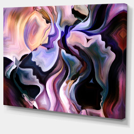 Voyages to Inner Self - Abstract Canvas Art Print