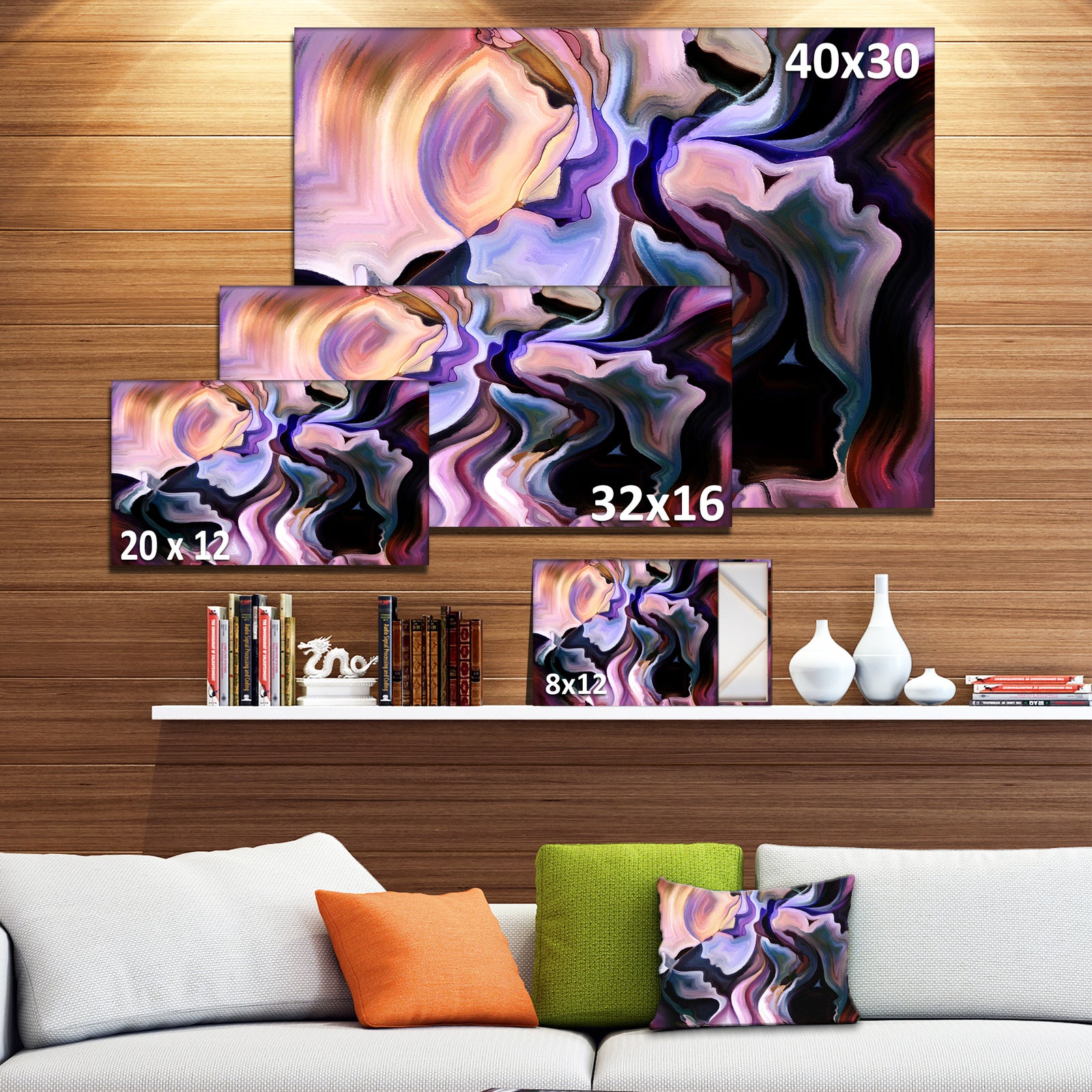 Voyages to Inner Self - Abstract Canvas Art Print