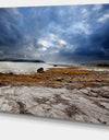 Norway Ocean Coast Land Photo- Landscape Canvas Print