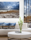 Norway Ocean Coast Land Photo- Landscape Canvas Print