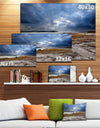Norway Ocean Coast Land Photo- Landscape Canvas Print