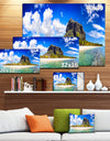 Mauritius Beach Panorama Photography Canvas Print