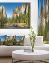 Yosemite Valley Panorama - Landscape Canvas Art Print