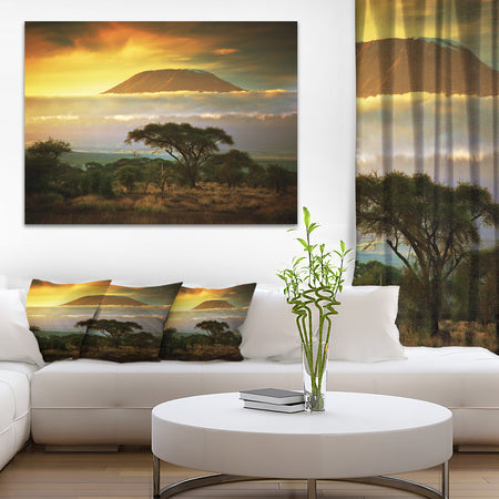 Mount Kilimanjaro Photography- Landscape Canvas Print
