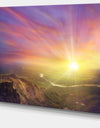 Scintillating Sunset Photography Canvas Art Print