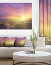 Scintillating Sunset Photography Canvas Art Print