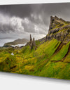 Storr Mountains Panorama - Landscape Photo Canvas Print