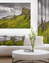 Storr Mountains Panorama - Landscape Photo Canvas Print