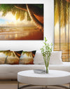 Caribbean Beach Sunrise - Landscape Photo Canvas Art Print