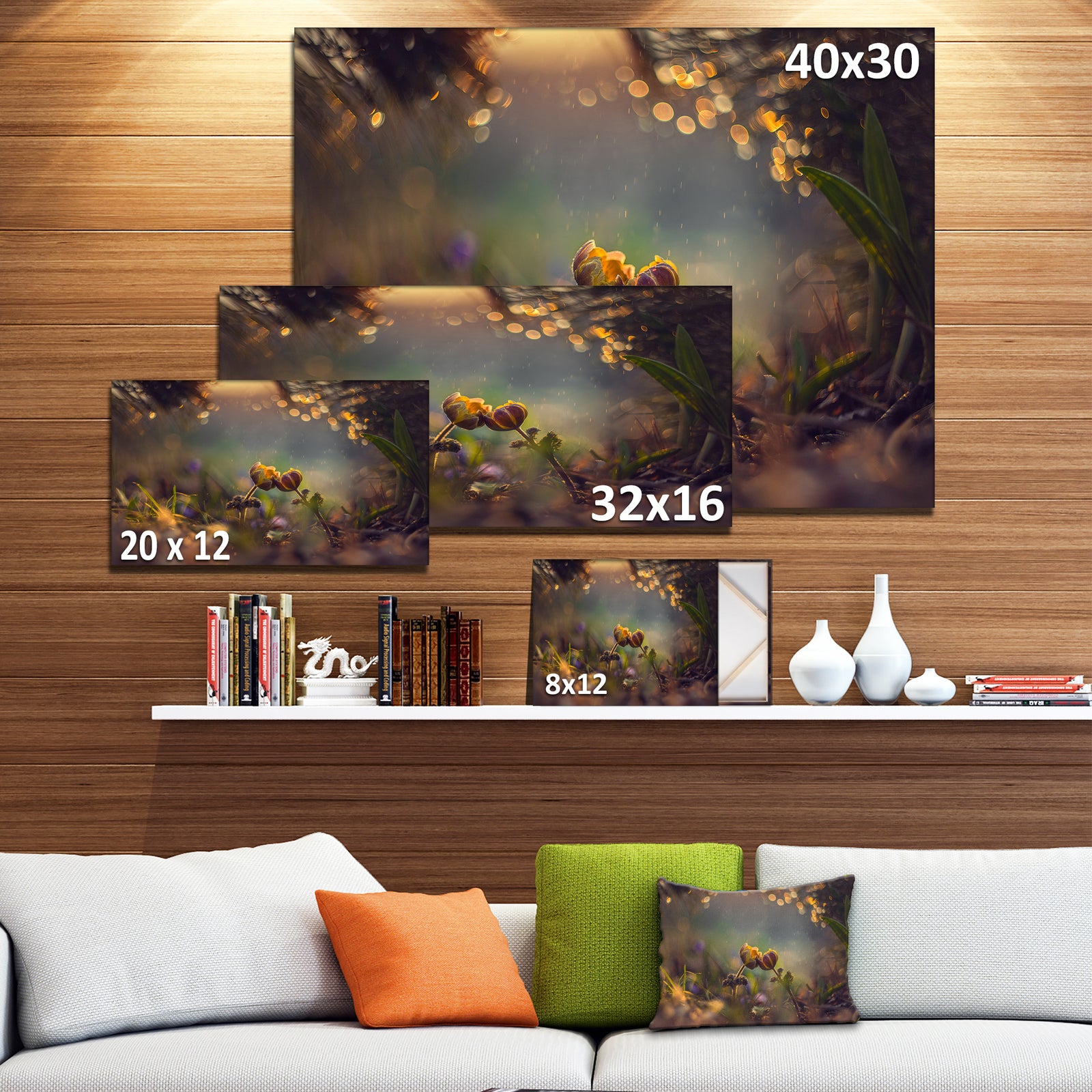 Two Spring Flowers - Floral Photography Canvas Print