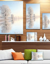 Frosty Winter Tree by Rising Photo Canvas Art Print