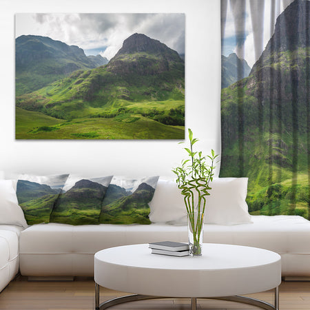 Summer in Scotland - Landscape Photo Canvas Print