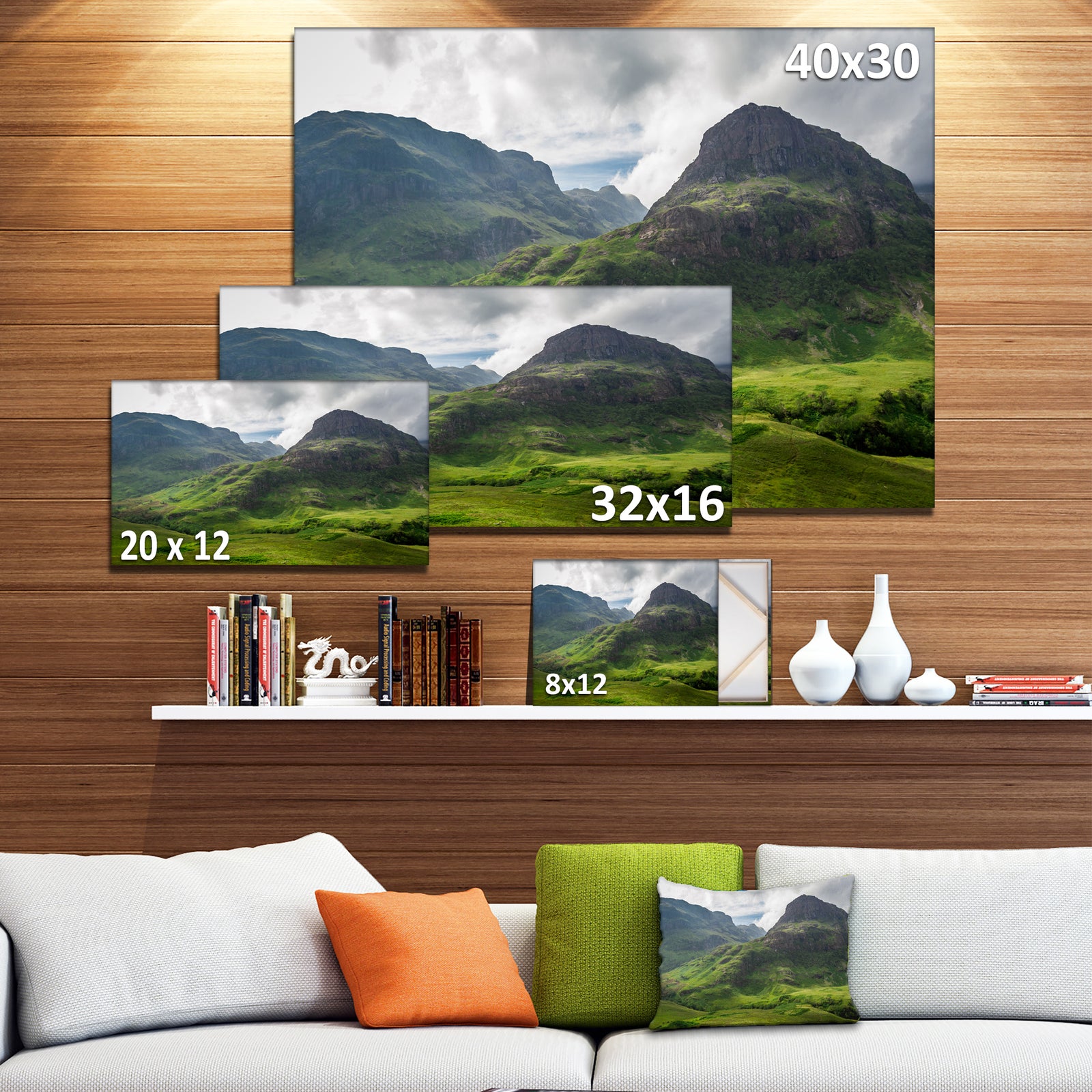 Summer in Scotland - Landscape Photo Canvas Print