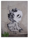 Rat Catcher Robot - Street Art Canvas Print