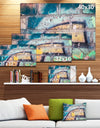 Old Brick Graffiti - Street Art Canvas Print