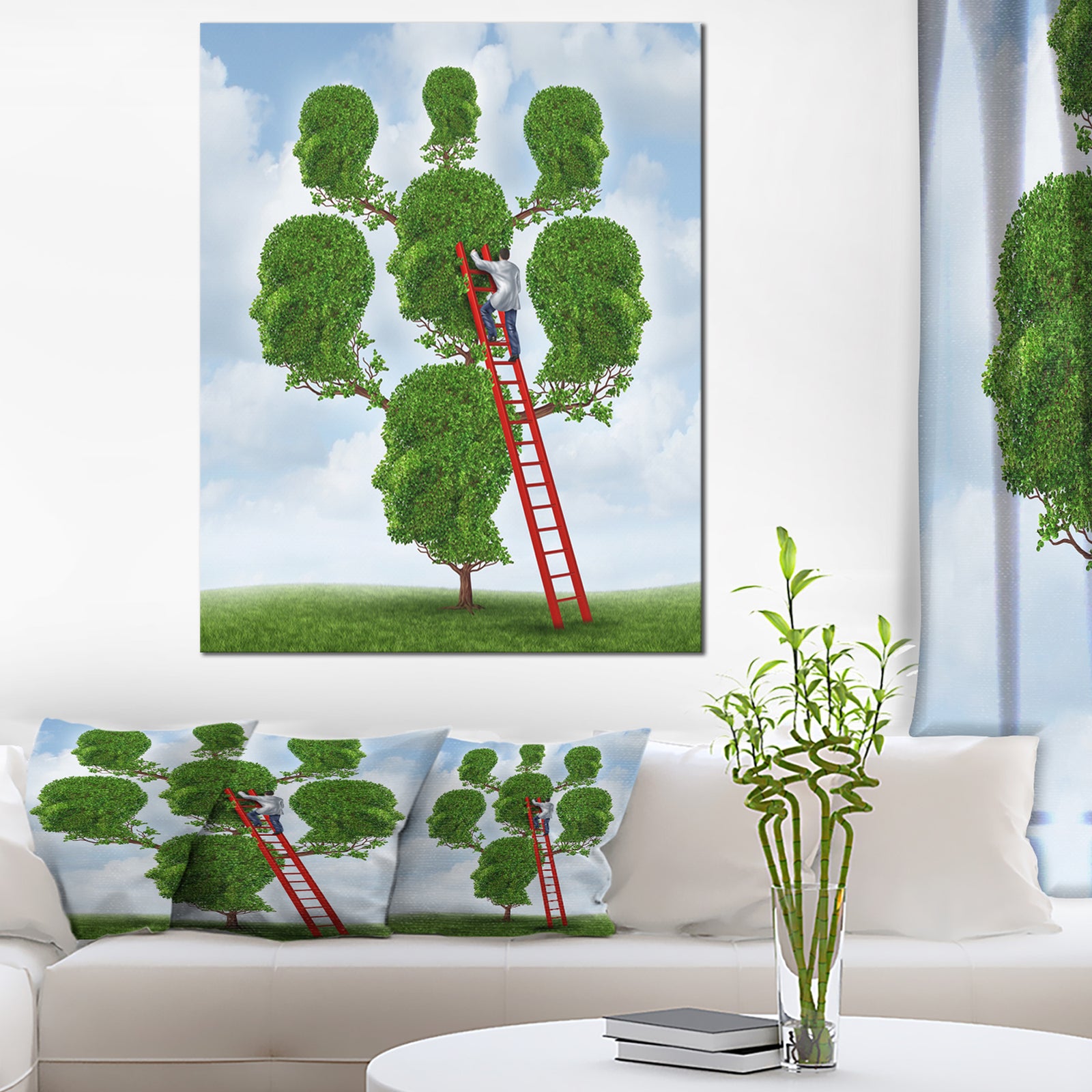 Family Therapy - Abstract Digital Canvas Print