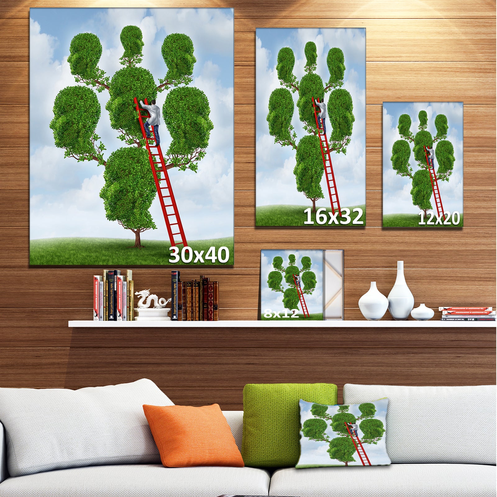 Family Therapy - Abstract Digital Canvas Print