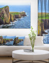 Rocky Ocean Coastline Scotland Photo Canvas Art Print