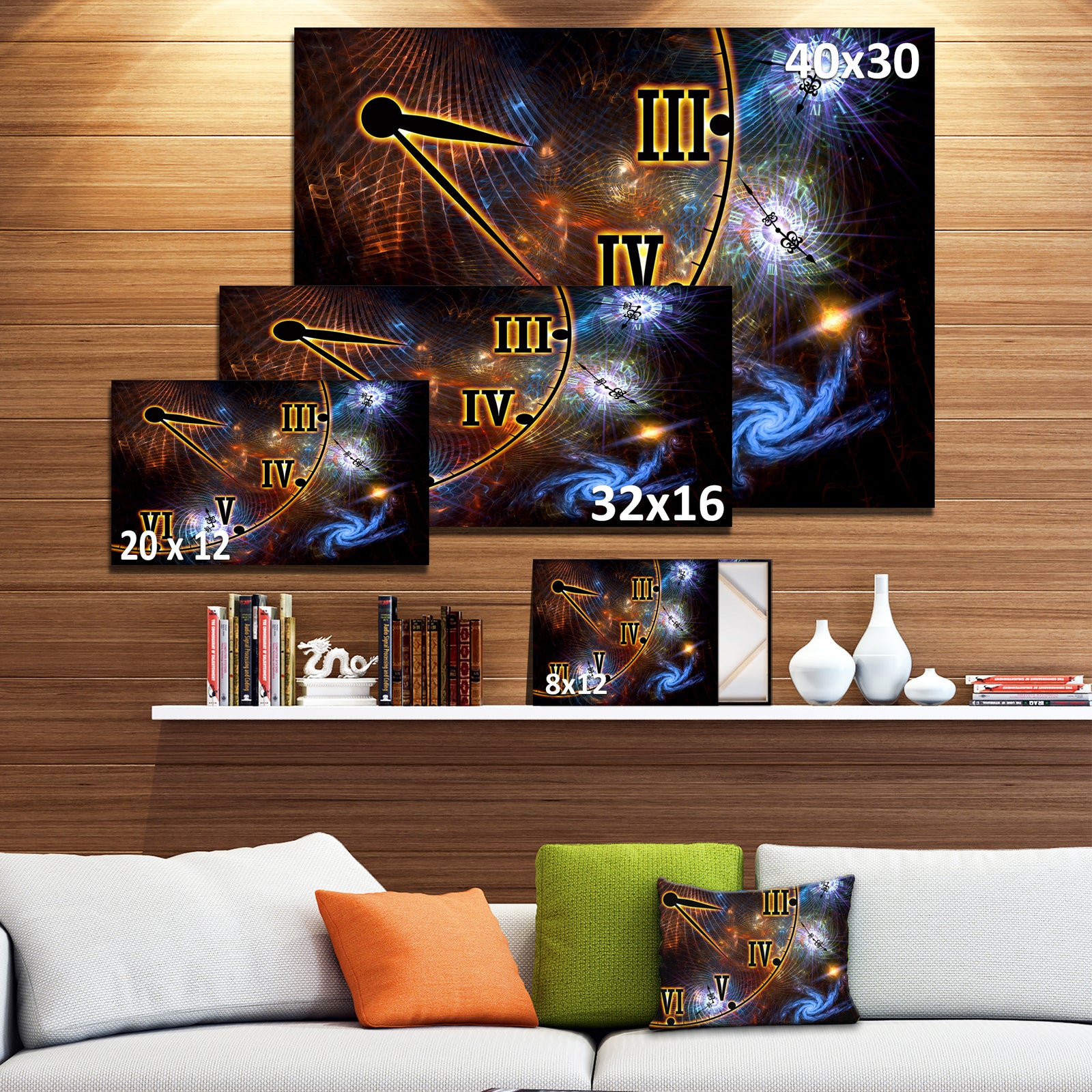 Fabric of Space and Time - Digital Canvas Art Print