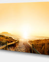Beach near Cape Town Panorama Photo Canvas Art Print
